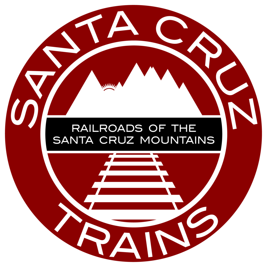 Second edition of the Santa Cruz Trains: Railroads of the Santa Cruz Mountains logo