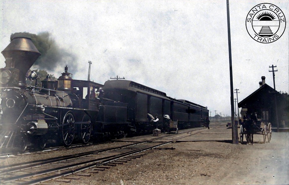 1886 Train Re-envisioning Santa Cruz Trains – Zayante Publishing